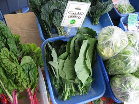 la-oesta-gardens Chard, collards, and bagged salad greens from La Oesta Gardens