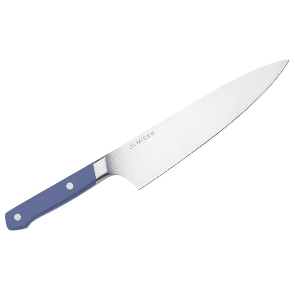 a close up of a knife
