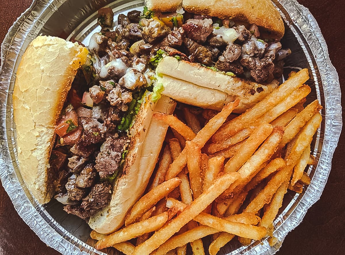 Sonoran Cheesesteak at Raptor Canyon Cafe