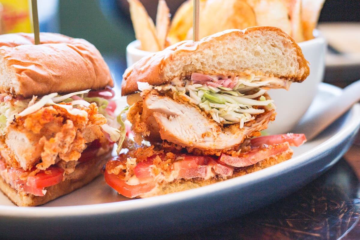 Crispy Chicken Torta at Tito & Pep (Credit: Jackie Tran)