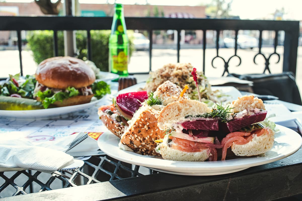 Lox & Beet Sandwich at Rincon Market (Credit: Jackie Tran)
