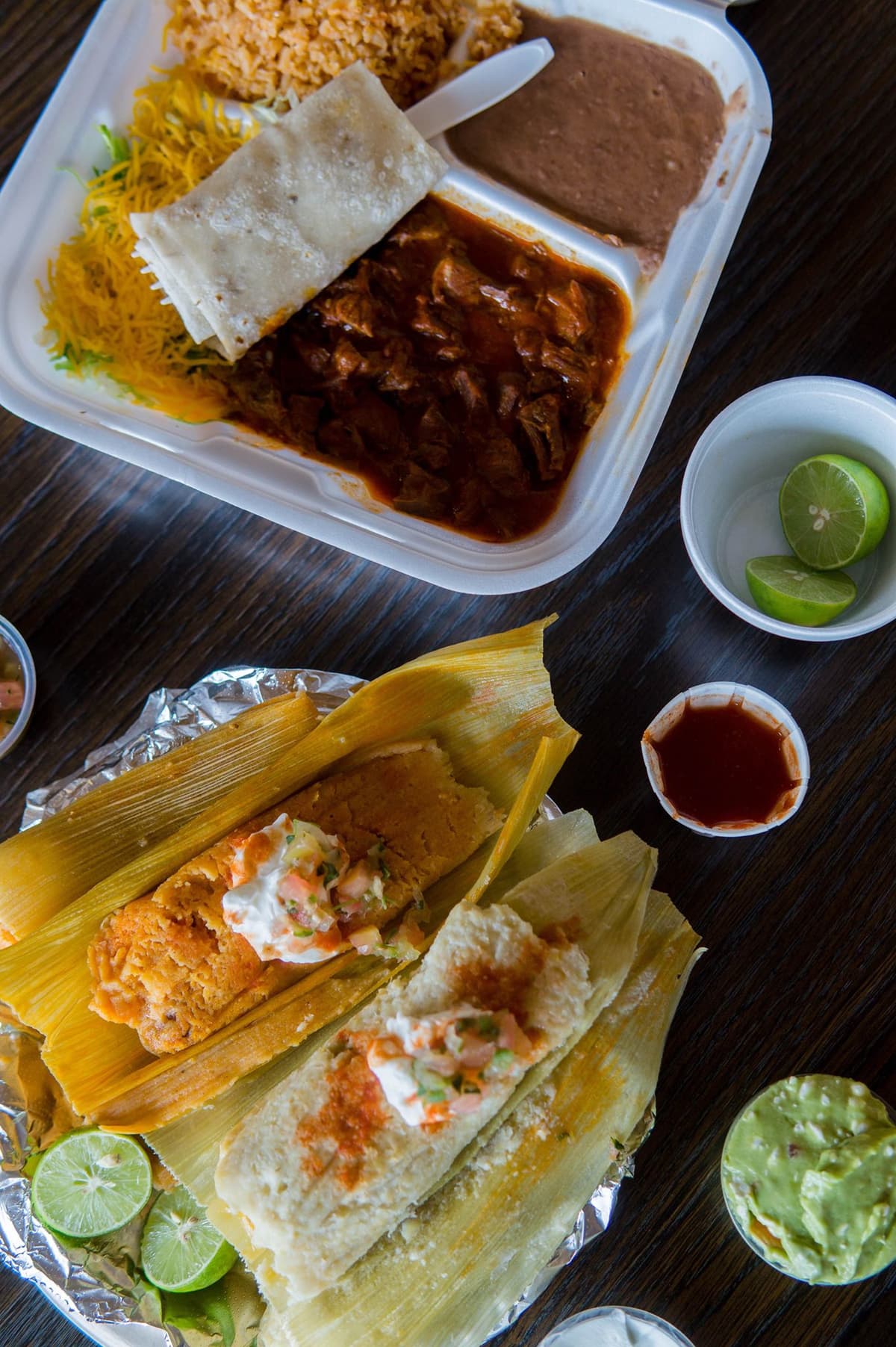 Food options at St. Mary's Mexican Food (Credit: Brielle Farmer)