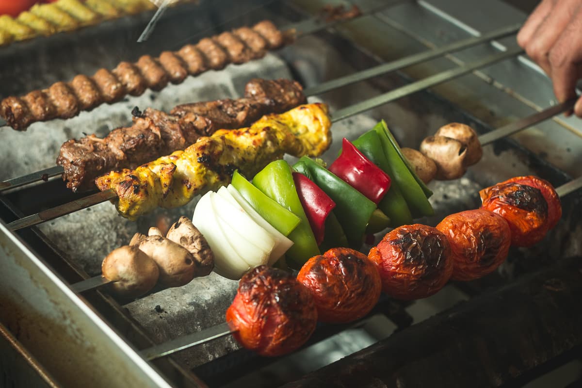 Kababs at Just Kabab (Credit: Jackie Tran)