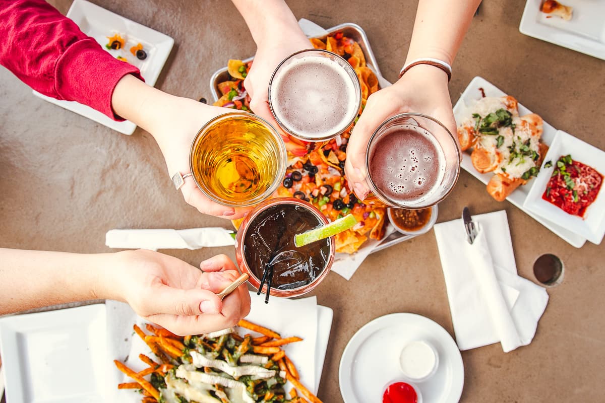 Assorted food at Frog & Firkin (Credit: Jackie Tran)