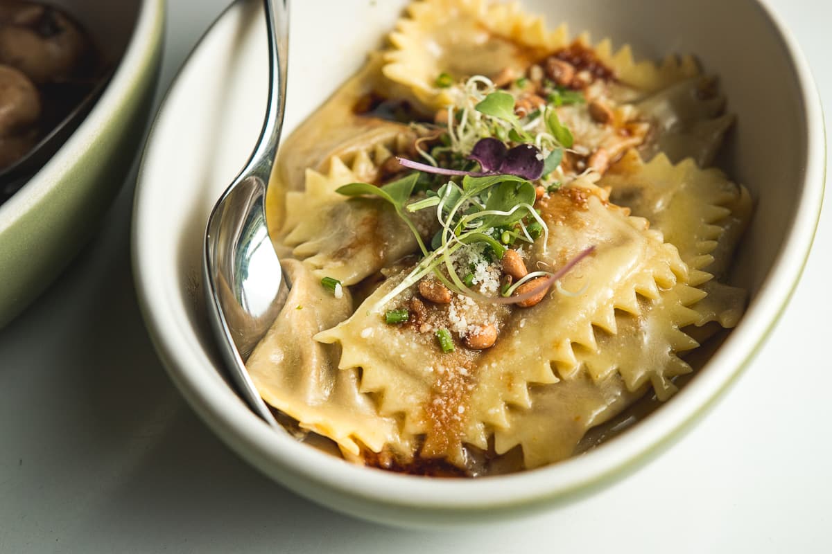 Caputo Raviolo at Falora (Credit: Jackie Tran)