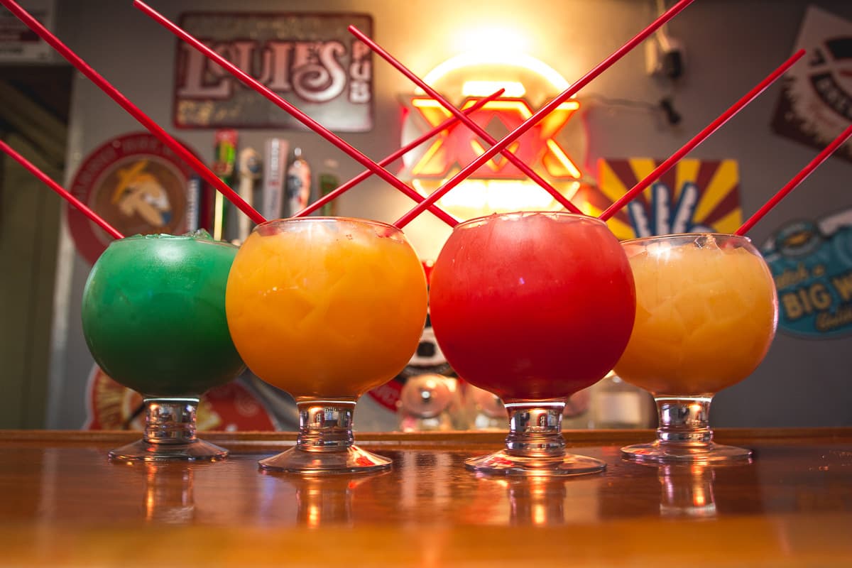 Scorpion bowls at Louie's Pub
