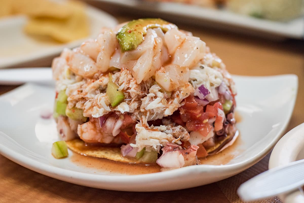 Embarazada Tostada at JPS Seafood Market & Restaurant (Credit: Jackie Tran)