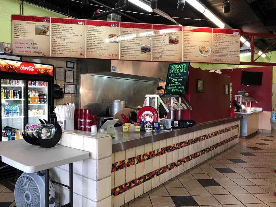 Interior of Taqueria El Pueblito (Credit: Melissa Stihl)