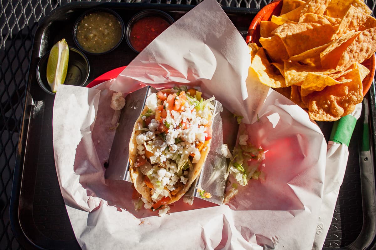 Taquitos con Papa at Calle Tepa (Credit: Chelsey Wade)