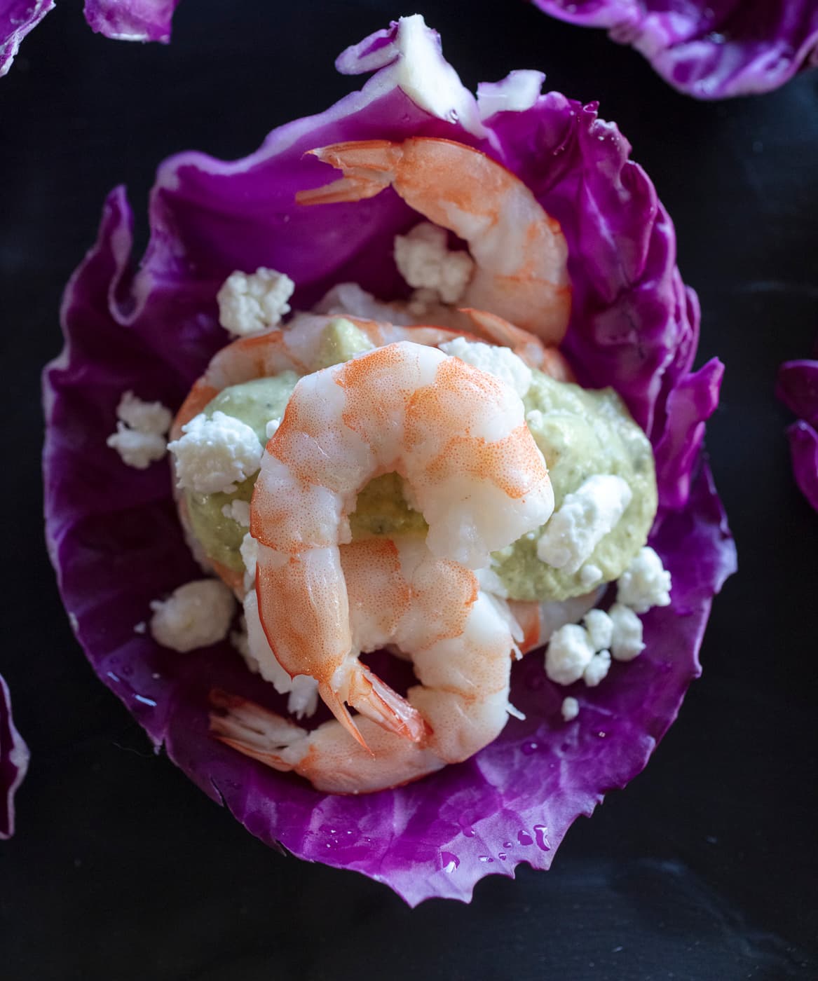 Shrimp with Creamy Goat Cheese-Poblano Sauce (Photo by Jackie Alpers)