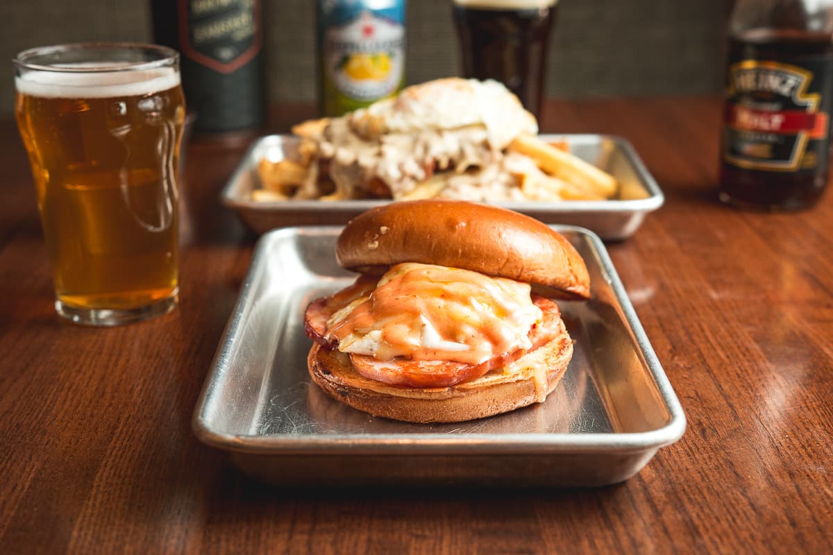 Breakfast Sammie at Ten55 Brewing and Sausage House (Credit: Jackie Tran)