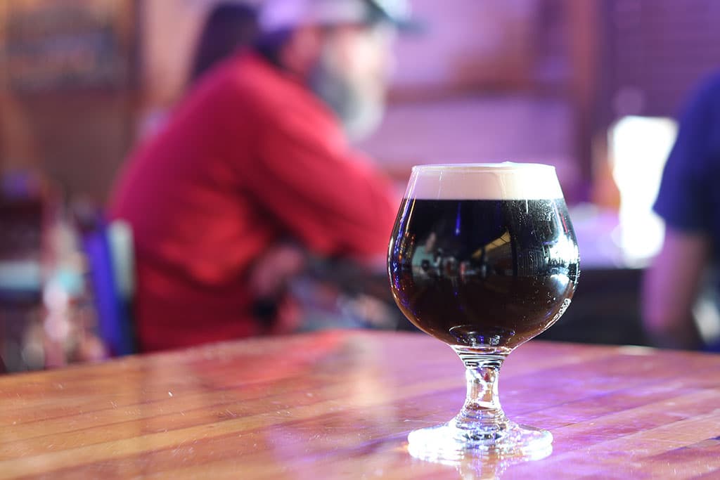 Mocha Java Stout at Barrio Brewing (Credit: Adam Lehrman)