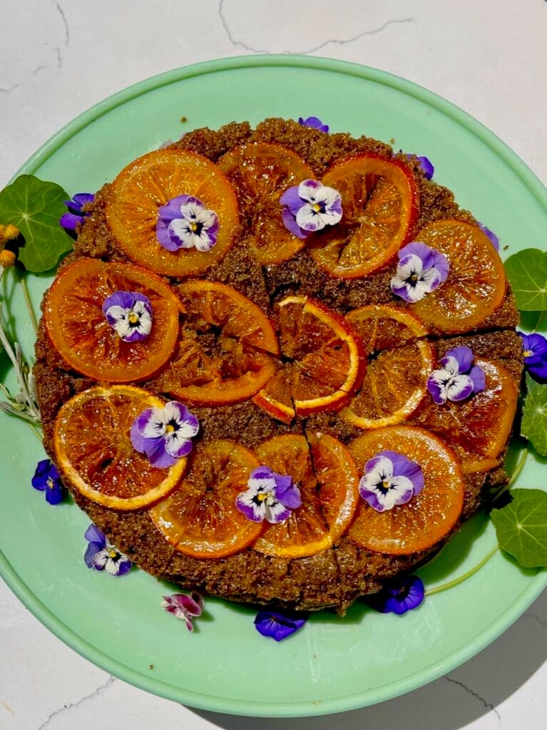a slice of cake on a plate