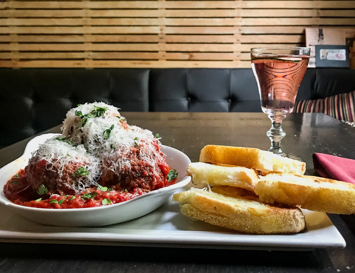 Pork & Beef Meatballs at Reilly Craft Pizza & Drink (Credit: Claire Kaufman)