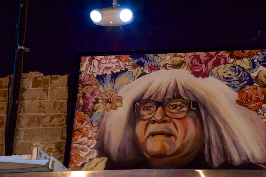 a painting of a person