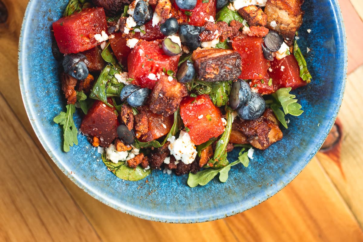Compressed Watermelon Salad at The Parish