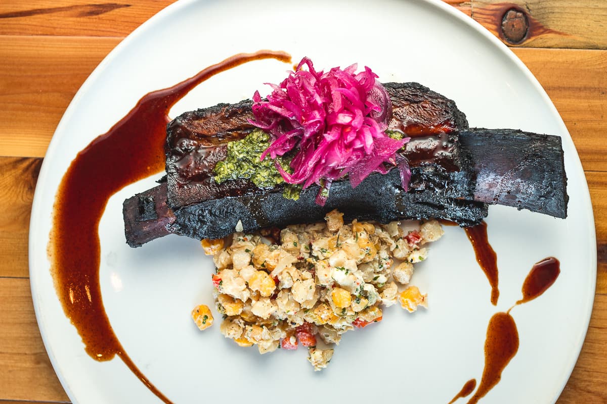 Smoked Giant Short Rib at The Parish
