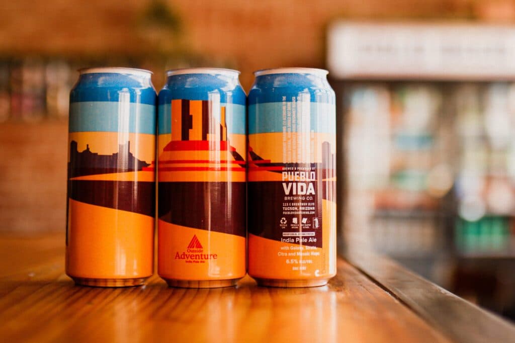 Outside Adventure - Hazy IPA (Photo courtesy of Pueblo Vida Brewing)