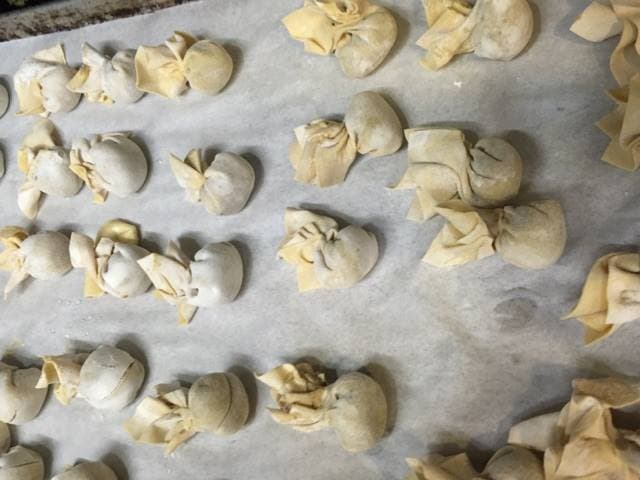 Hand-made porcini mushroom sacchetti at Mama Louisa's (Credit: Mama Louisa's on Facebook)