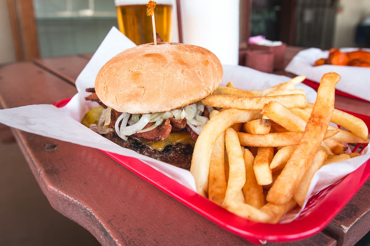 BOC Burger at Tiny's Saloon & Steakhouse