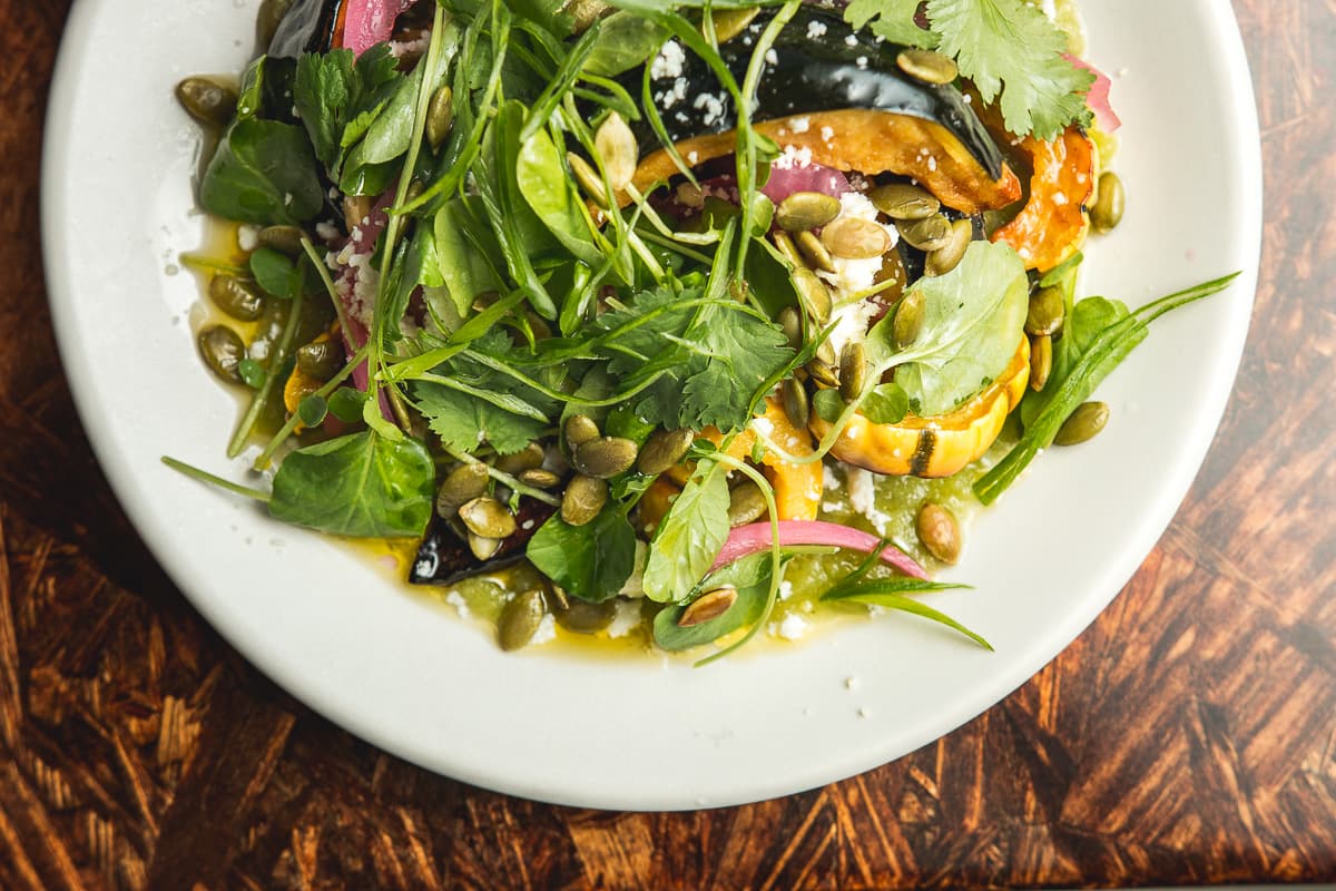 Roasted Squash Salad at Tito & Pep