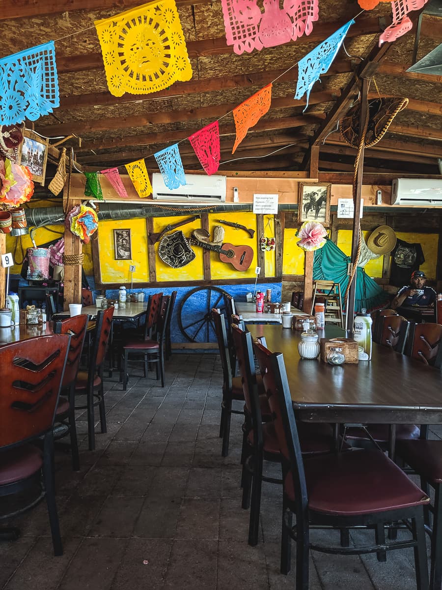 Interior at Carnitas Los Equipales