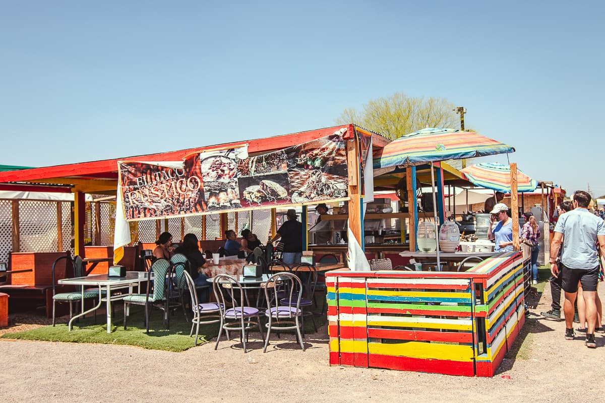 El Taco Rustico at the Tohono O'odham Swap Meet