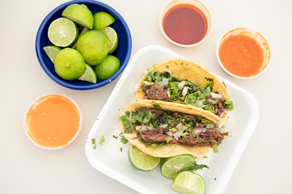 Tacos de Cabeza (Credit: Shana Rose)