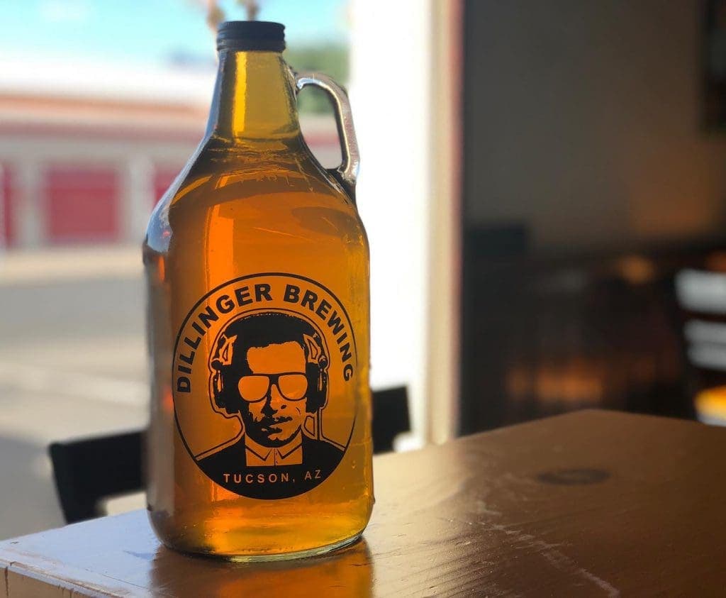 a growler of beer