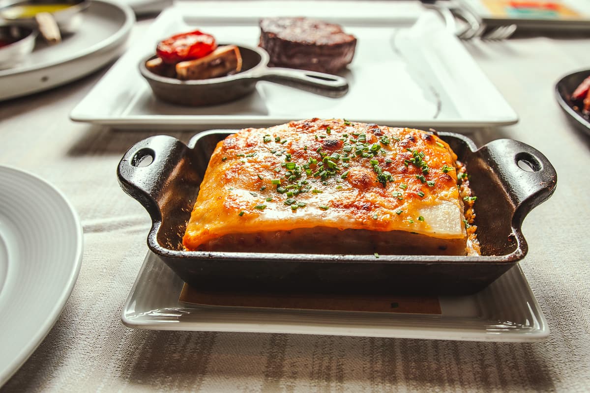 Potato Pave Gratin at PY Steakhouse (Credit: Jackie Tran)