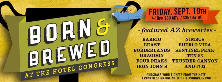 Born & Brewed at Hotel Congress Flyer