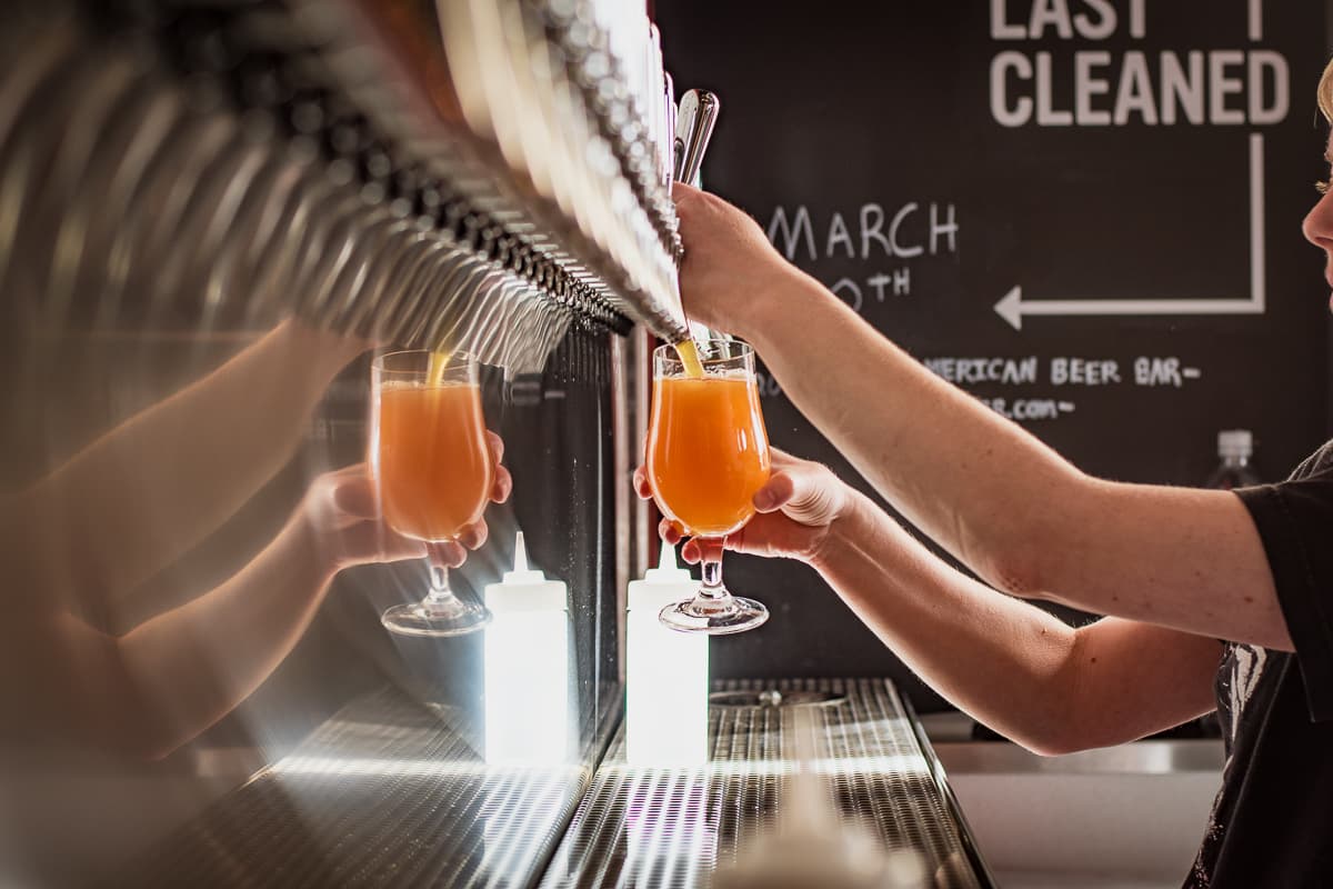 Tombstone Brewing Company All Aboard the Hype Train Double IPA at Tap & Bottle North (Credit: Jackie Tran)