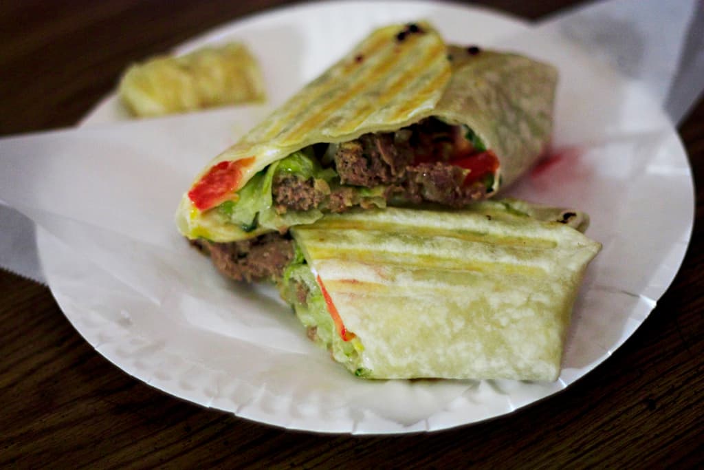 Shwarma Burrito from Ahishka Food Truck in Tucson