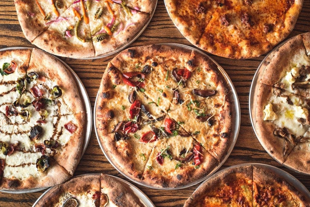 Pizzas at Zio Peppe (Photo by Jackie Tran)