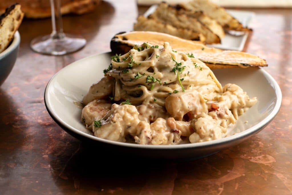 Seafood pasta at the Cork (Photo by Jackie Tran)