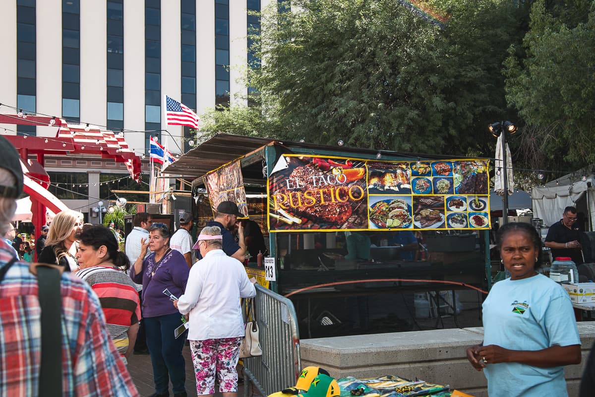 El Taco Rustico at Tucson Meet Yourself (Credit: Jackie Tran)