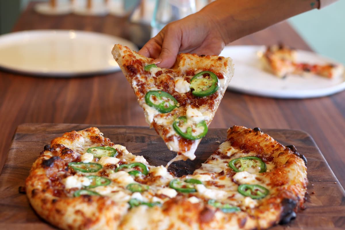 The Snakebite pizza at Ciao Down