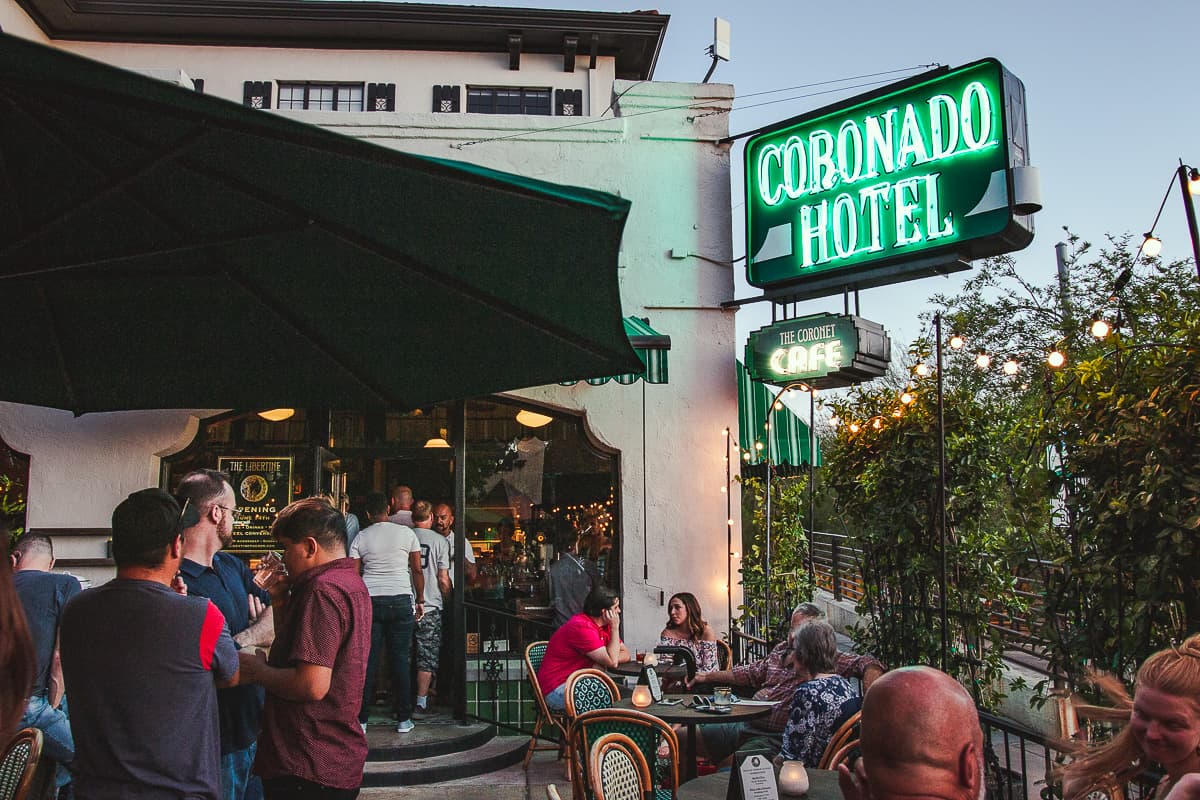 Patio at the Libertine (Credit: Jackie Tran)