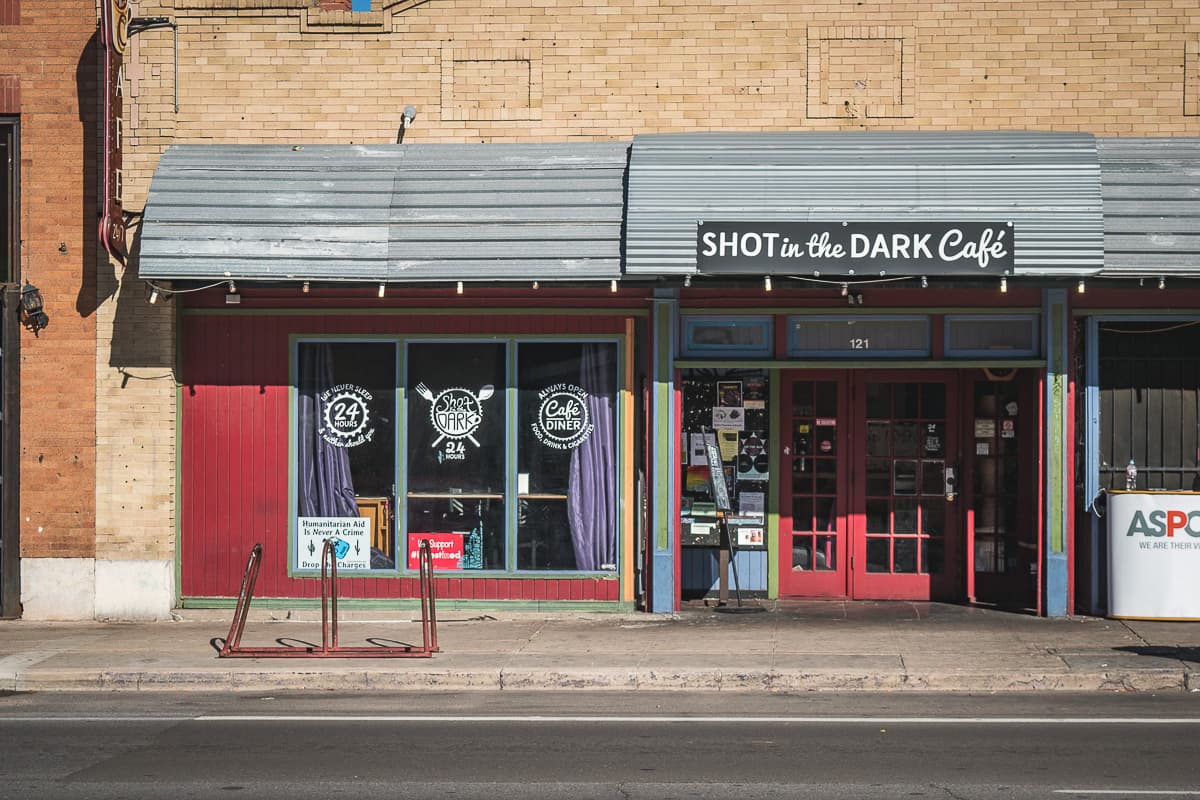 Facade at Shot in the Dark Cafe (Credit: Jackie Tran)