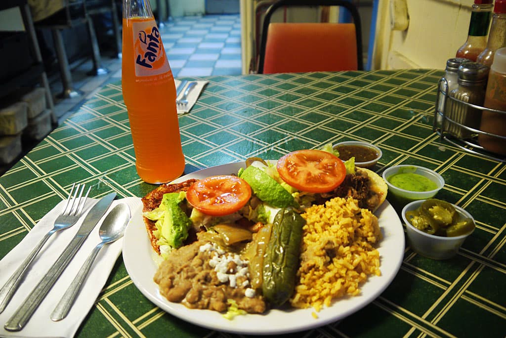 Combination #2 (Enchiladas, Sope, & Flauta) at Frank's/Francisco's