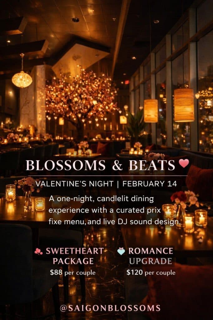 Blossoms & Beats Flyer