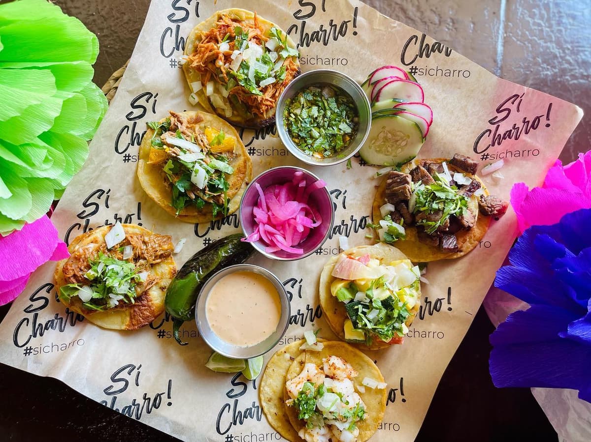 Assorted tacos (Photo courtesy of El Charro Cafe on Facebook)