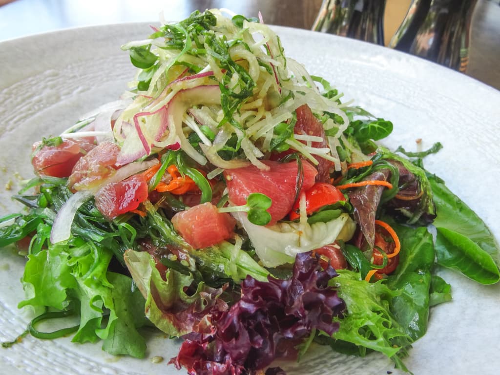 Tuna Poke Style Salad at Ginza Sushi (Credit: Ginza Sushi)