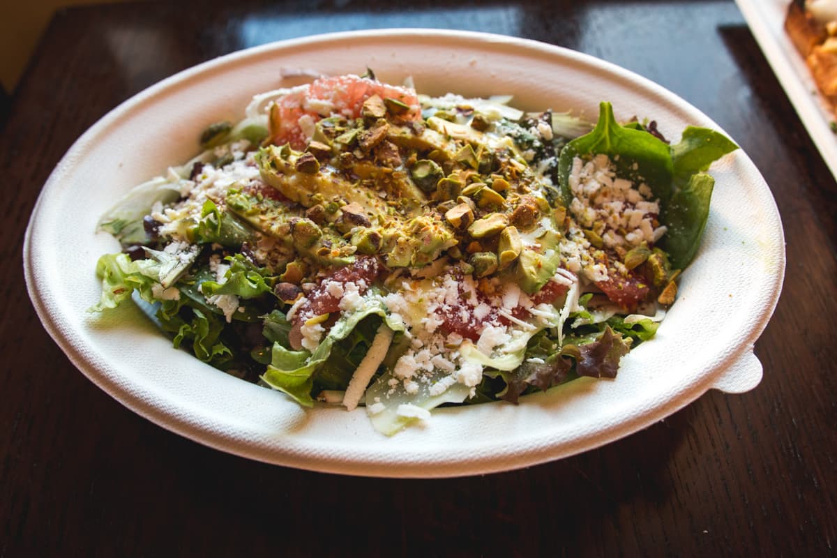 Saporito Salad at Posto Sano Foods (Credit: Jackie Tran)
