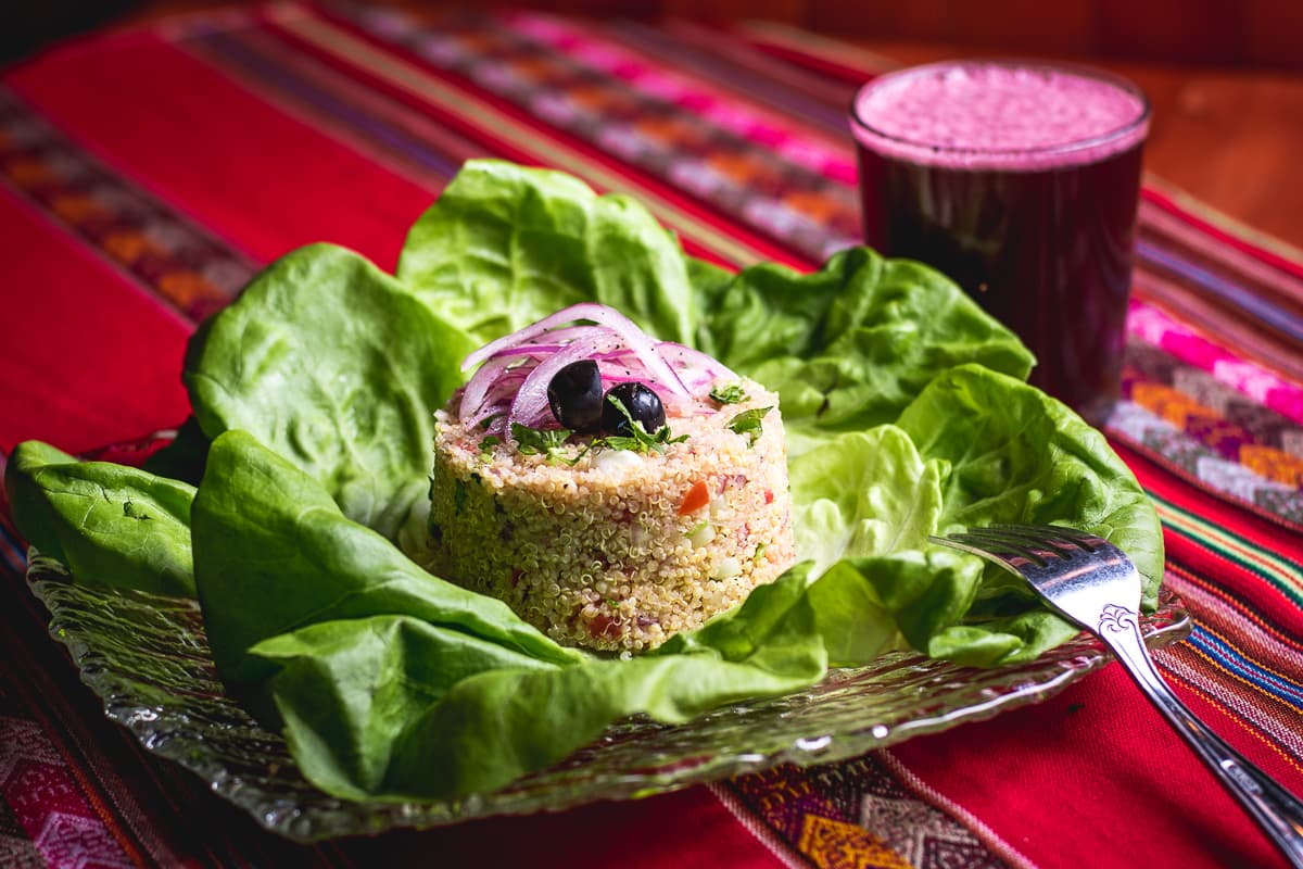 Ensalada de Quinoa at Inca's Peruvian Cuisine (Credit: Jackie Tran)