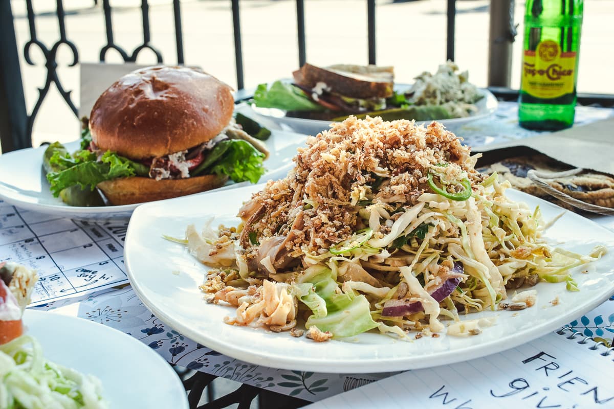 Cabbage Salad with chicken at Rincon Market (Credit: Jackie Tran)