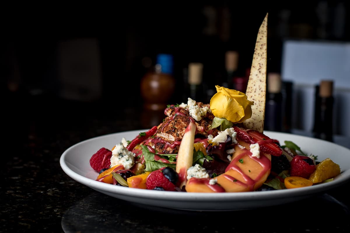 Las Cruces Chili Spiced Chicken Salad at Wild Garlic Grill (Credit: Jackie Tran)