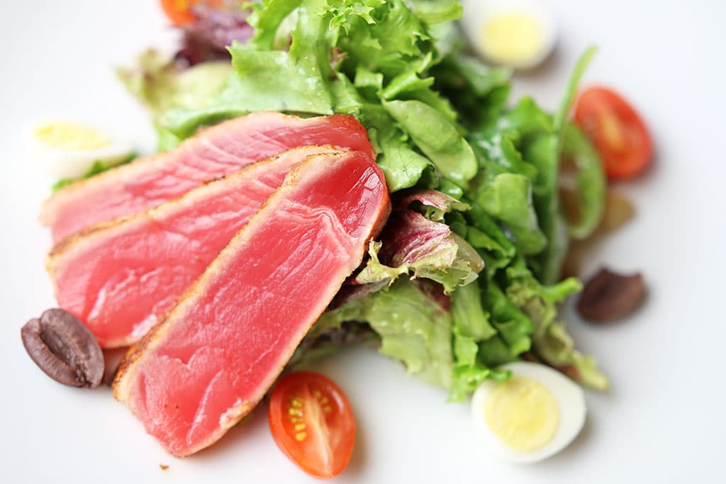 Deconstructed Ahi Tuna Niçoise at Gold Room, Westward Look
