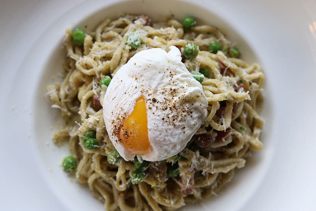 Spaghetti Carbonara at Primo, JW Marriott Star Pass