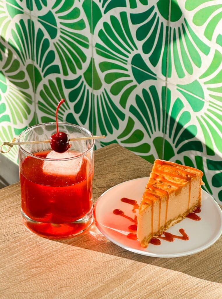 a piece of cake sitting on top of a table
